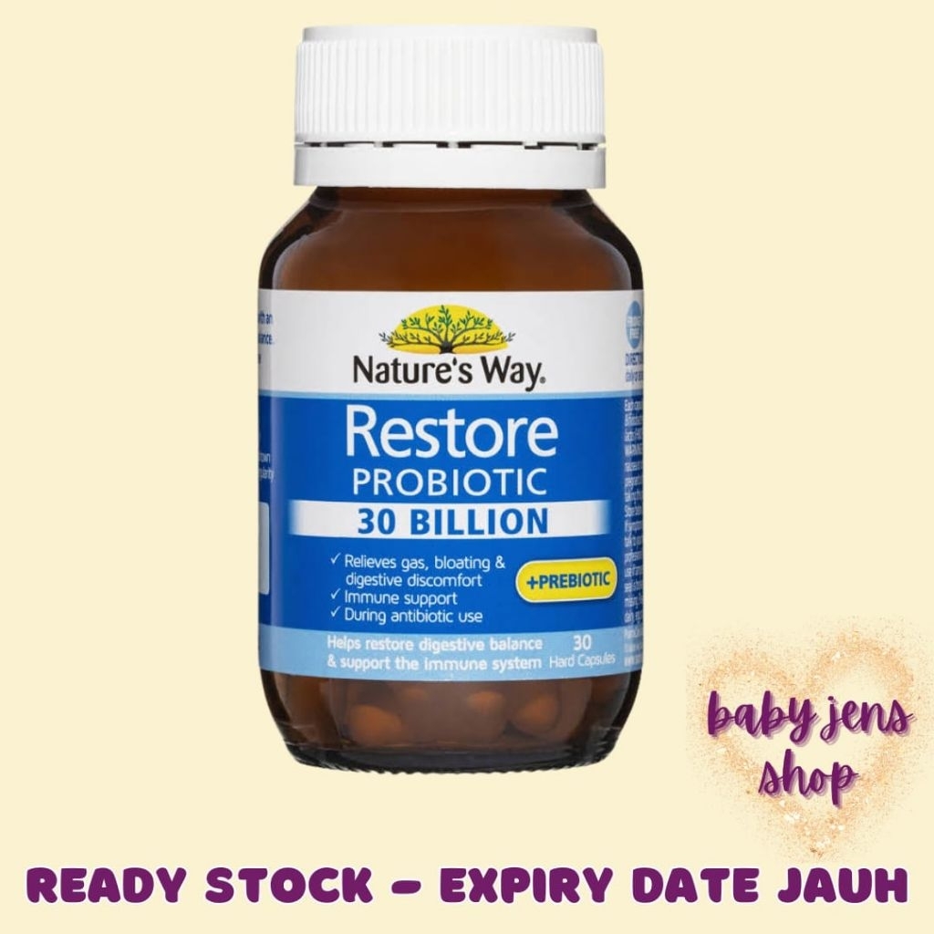 Nature's Way Restore Probiotic 30 Billion 30 Capsules Natures Way Australia