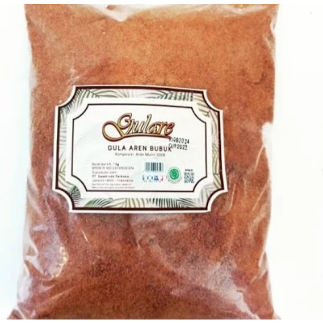 

Gulare Palm Sugar (Gula Aren) 1 Kg Sugar 1000gr powder