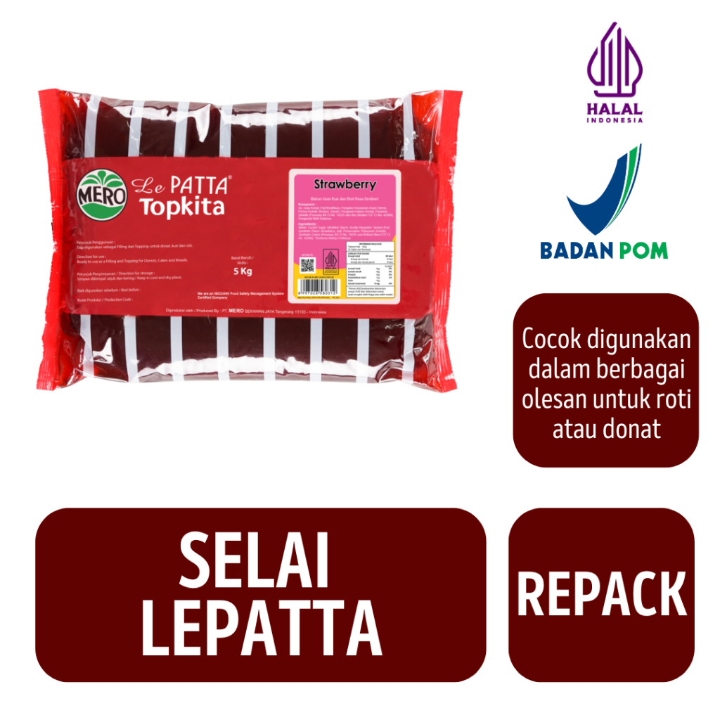 

Selai Lepatta Kemasan Repack [250GR]