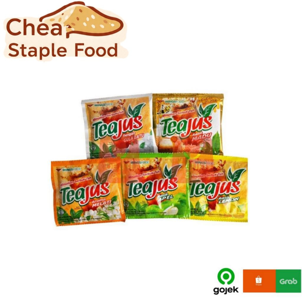 

TEA JUS VARIAN RASA APEL LEMON MADU MELATI / SACHET 8G