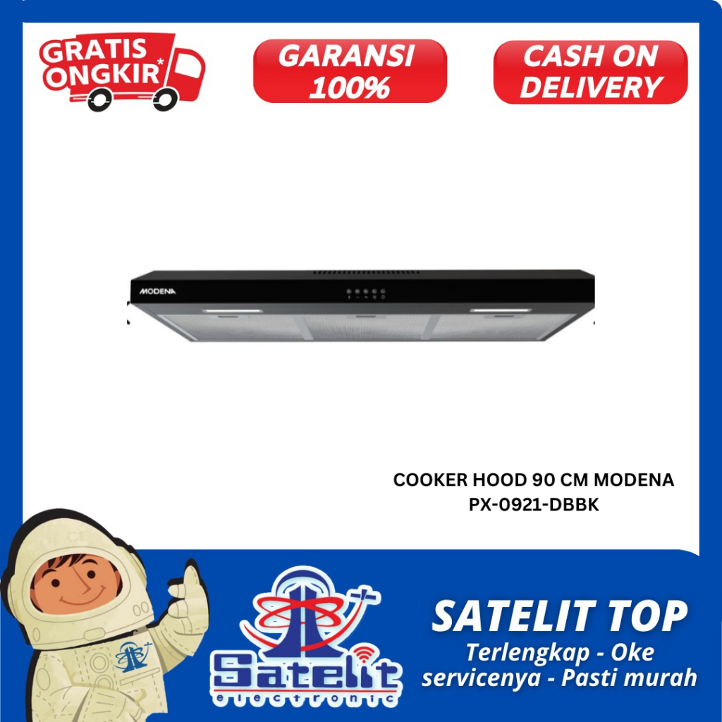 COOKER HOOD 90 CM MODENA PX-0921-DBBK