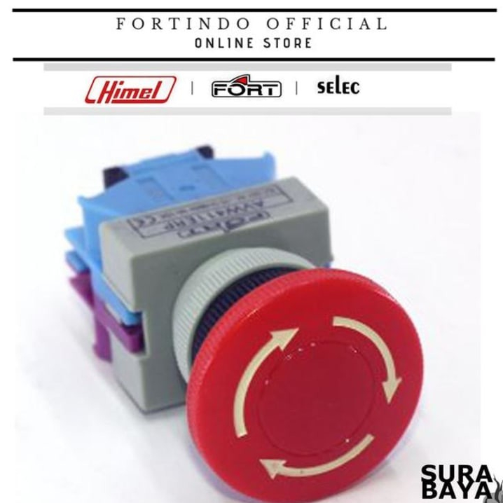 Emergency Push Button FORT AVW411ERP FORT PANEL