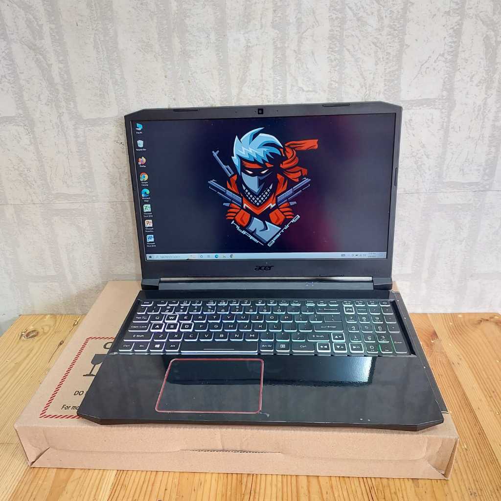 LAPTOP SECOND,Laptop ACER NITRO 5 - AN515-55, Intel Core i7-10870H, Gen 10Th, BLACK