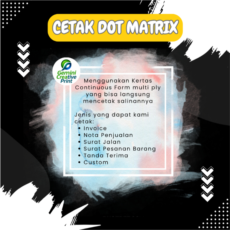 

Jasa Cetak / Print Dot Matrix
