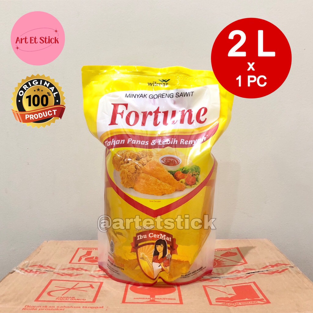 

Minyak Goreng Fortune 2 Liter Kemasan Pouch