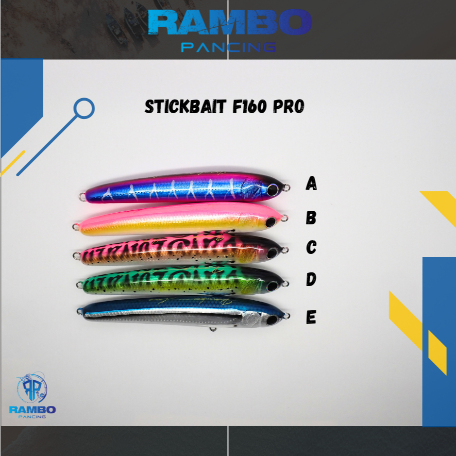 RAMBO LURE HANDMADE STICKBAIT F 160 PRO | FLOATING