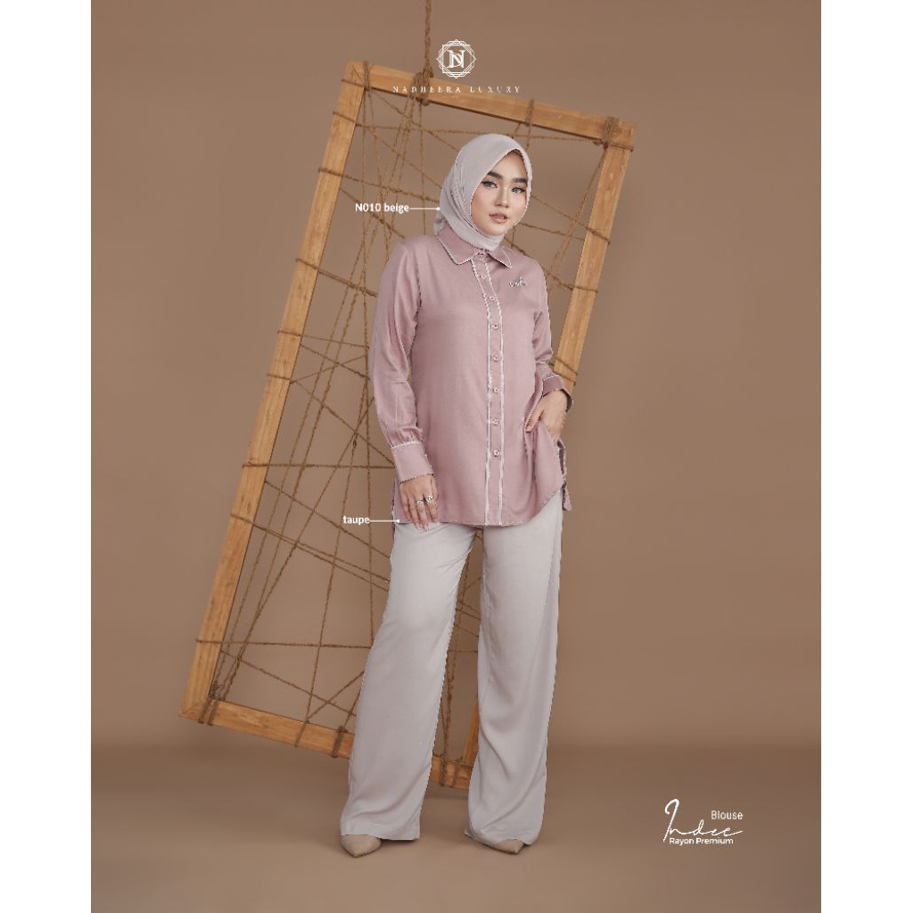 [COD]✅ INDEE BLOUSE ‼️by NADHEERA LUXURY NEW || BLOUSE ELEGAN|| ALMIRA GALLERY✅