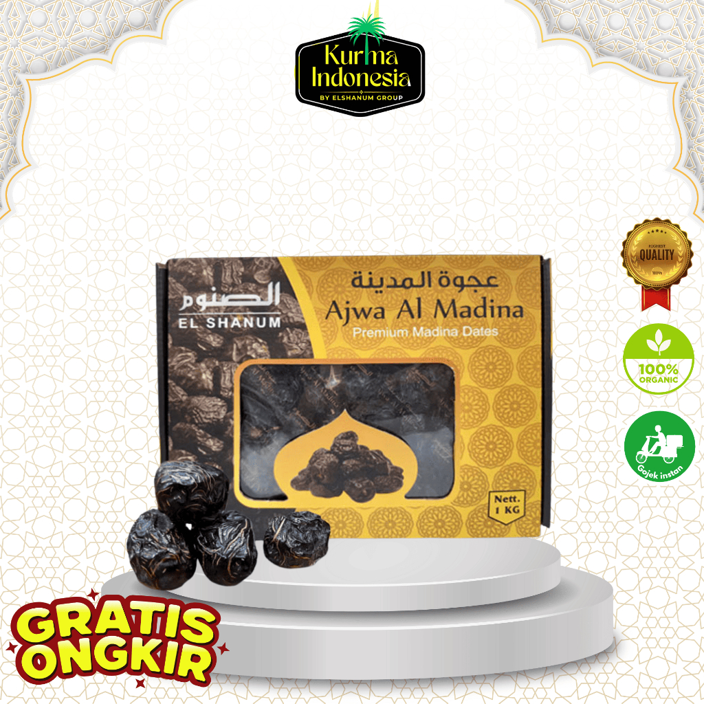 

[COD] KURMA AJWA ASLI PREMIUM QUALITY 1KG / KURMA AJWA PREMIUM / KURMA AJWA ASLI