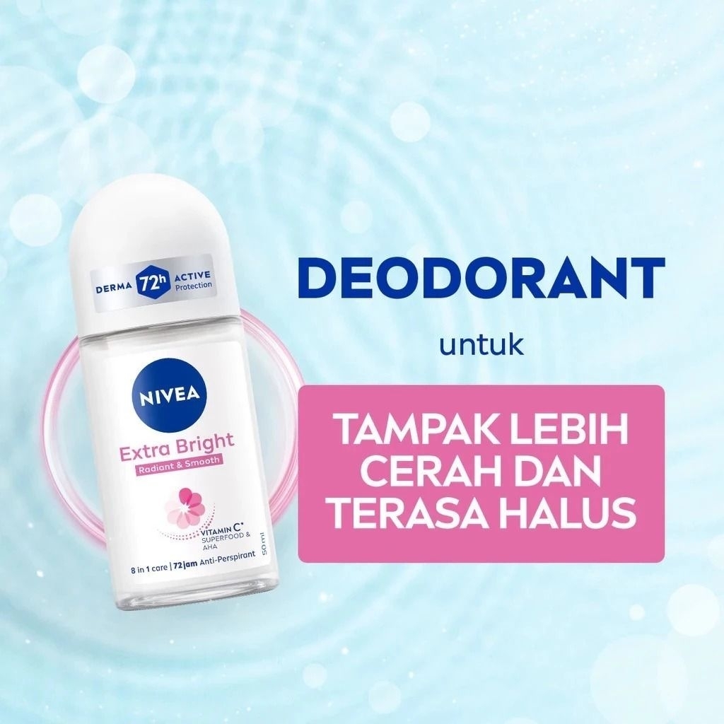 NIVEA Deodorant Extra Brightening Roll-On-Deodorant