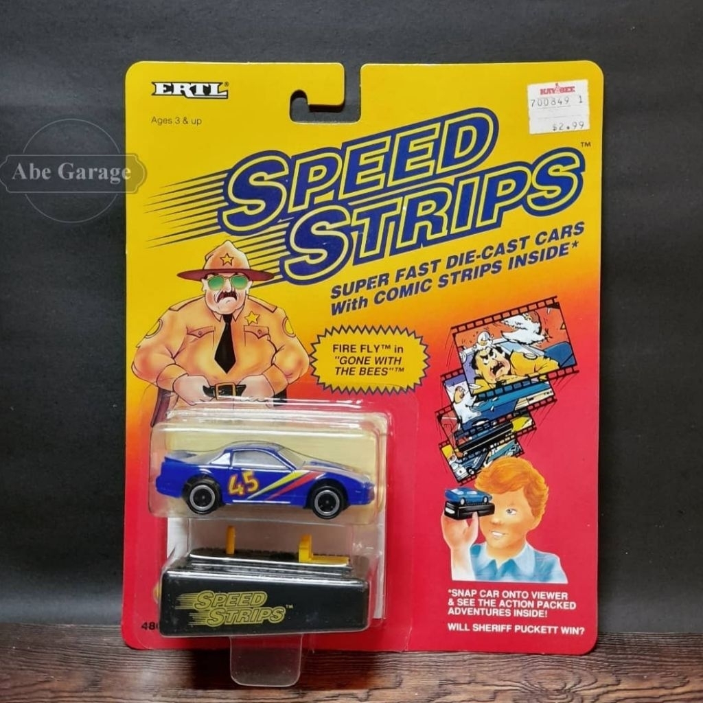 ERTL Diecast Speed Strips Vintage Blue