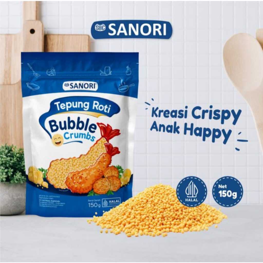 

Sanori Tepung Roti Bubble Crumbs 150Gr