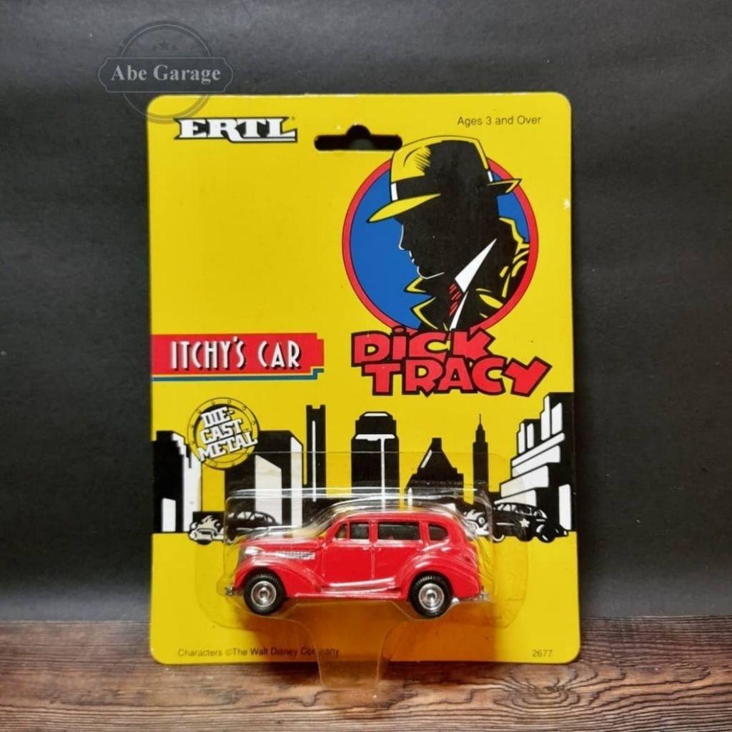 ERTL Dick Tracy diecast rubber (lose/bubble crack)