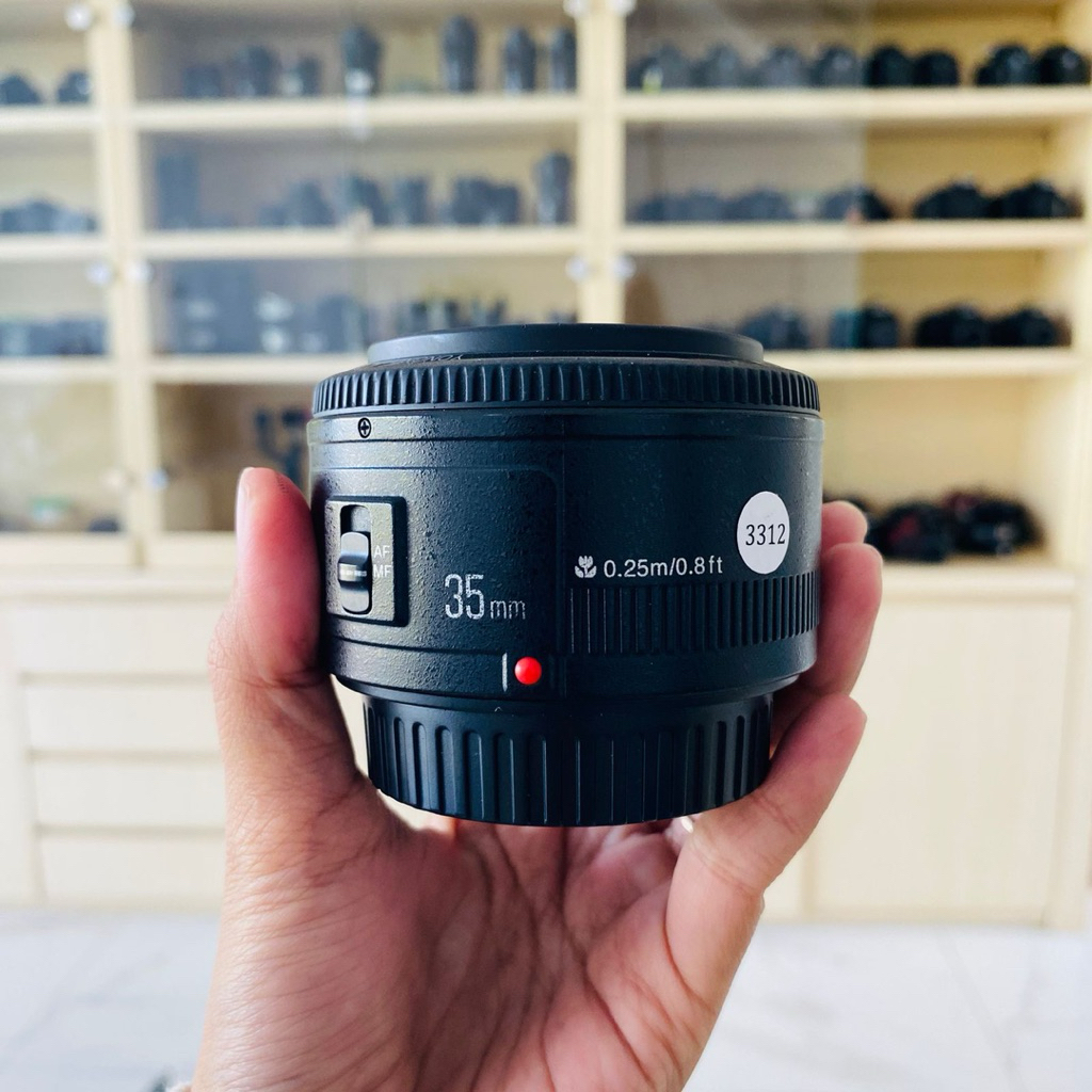 LENSA YONGNUO 35mm For Canon
