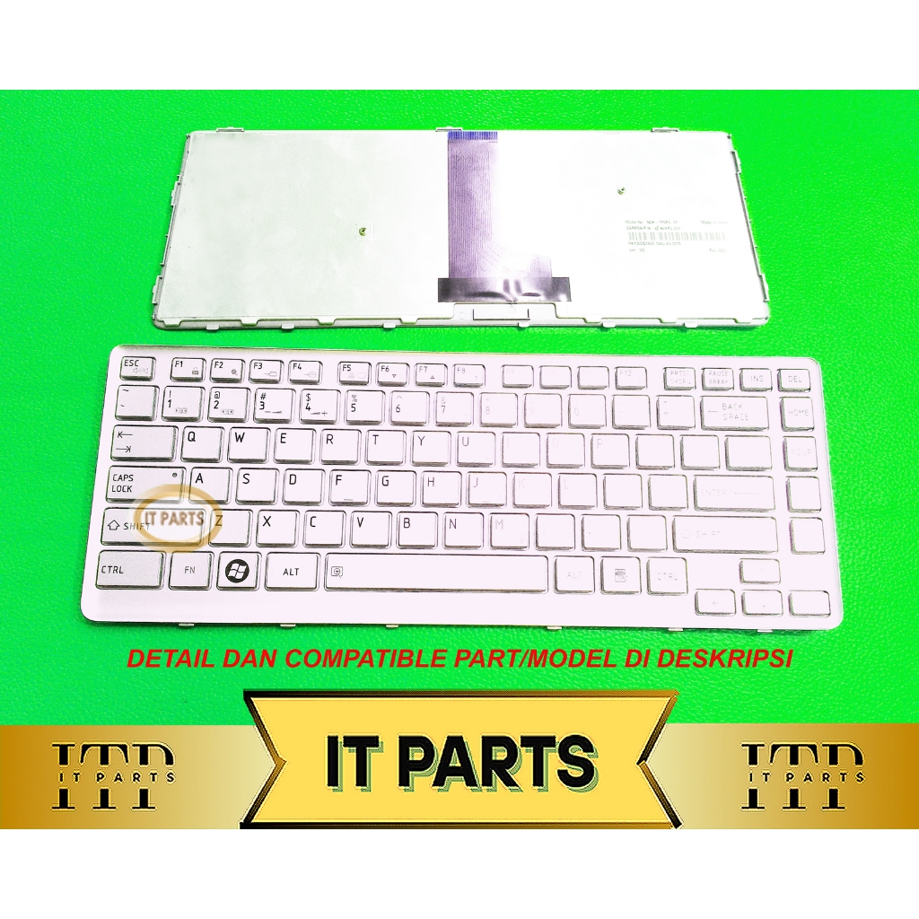 Keyboard Toshiba portege T230, T230D, T235 SILVER