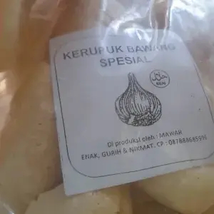 

Krupuk bawang spesial
