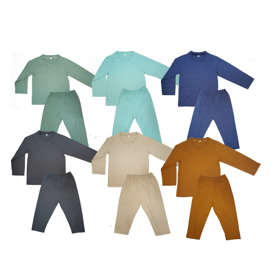 Setelan Baju Training Polos Anak-Anak