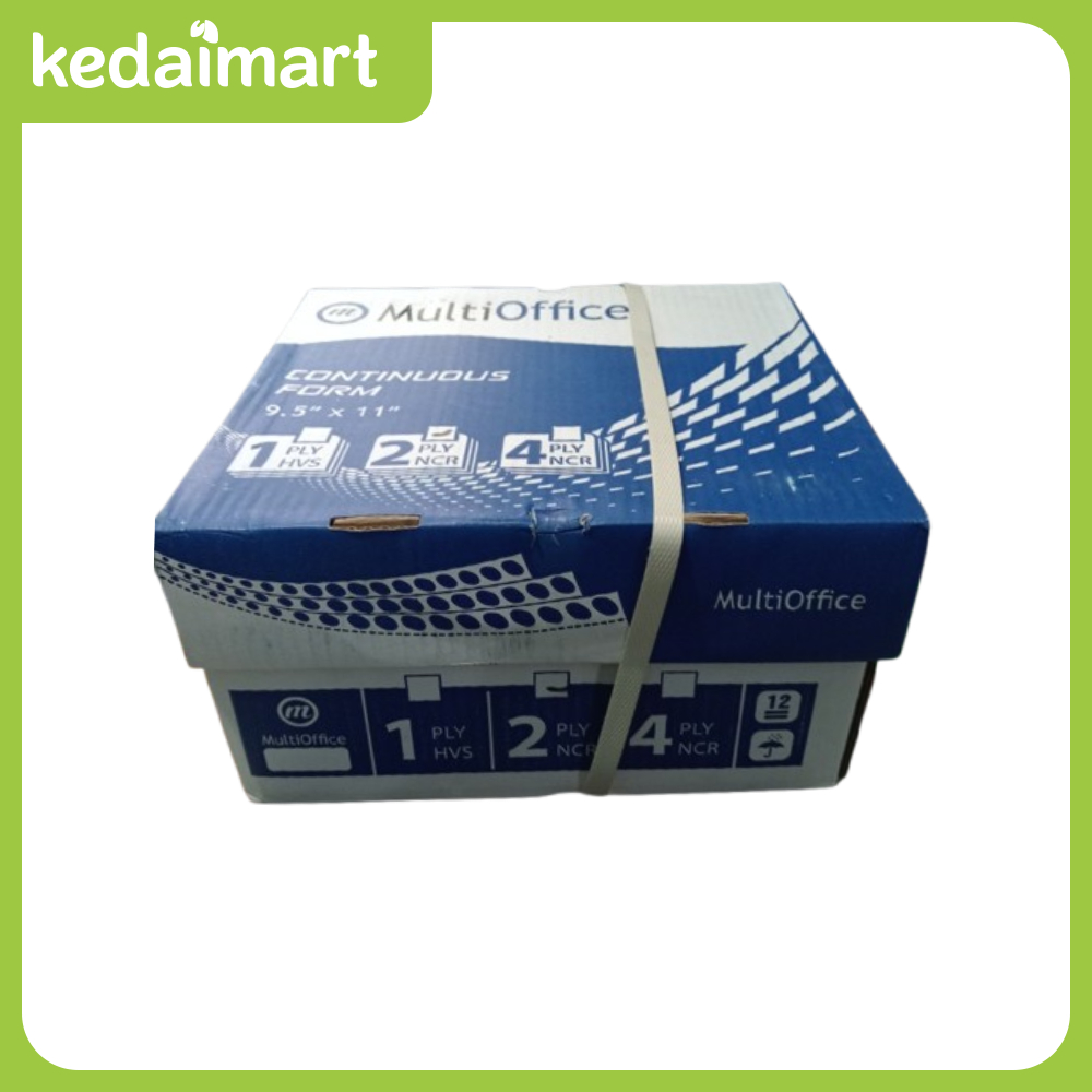 

MultiOffice Continuous Form 9.5 X 11 Inches 1 Ply Box