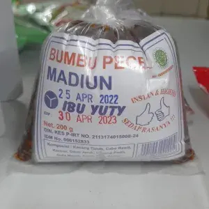 

Bumbu pecel Madiun bu yuti