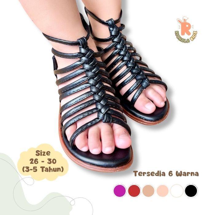 RICHALA Amara - Sandal Tali Anak Perempuan Lucu Usia 3–5 Tahun