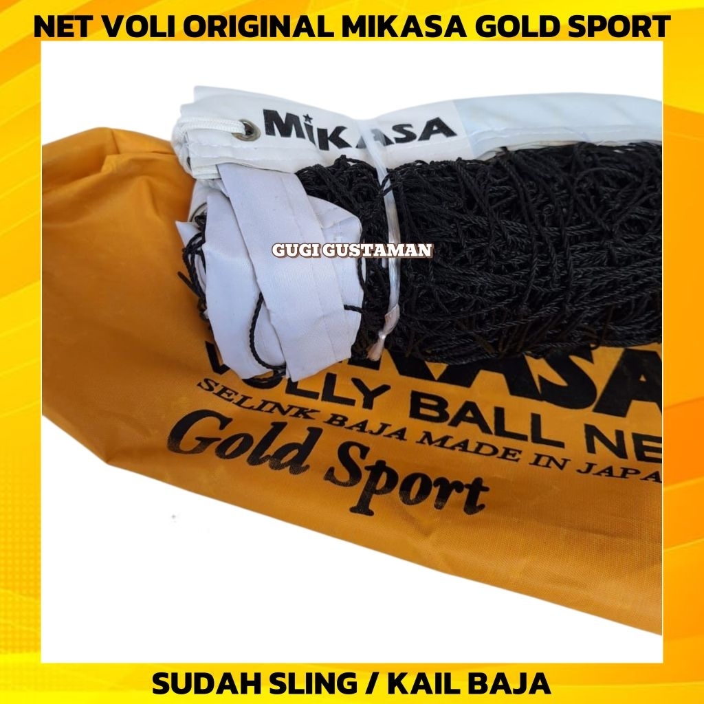 NET VOLI MIKASA ORIGINAL ASLI 100% GOLD SPORT