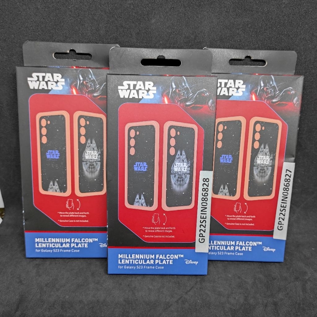 Starwars Lenticular Plate Frame Case Samsung Galaxy S23 ORIGINAL Resmi