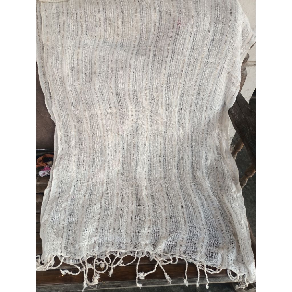 Pasmina_Hijab kain tenun ATBM bisa_untuk_ecoprin