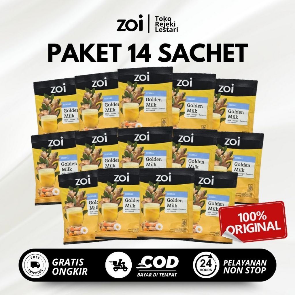 

Susu Kambing Etawa ZOI Golden Milk Isi 14 Sachet – Herbal Jahe Kunyit – Solusi Masuk Angin & Pegal-pegal