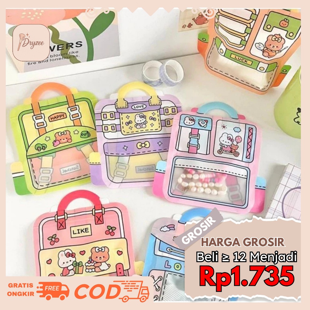 

Pouch Plastik Souvenir Lucu Tahan Air ST08