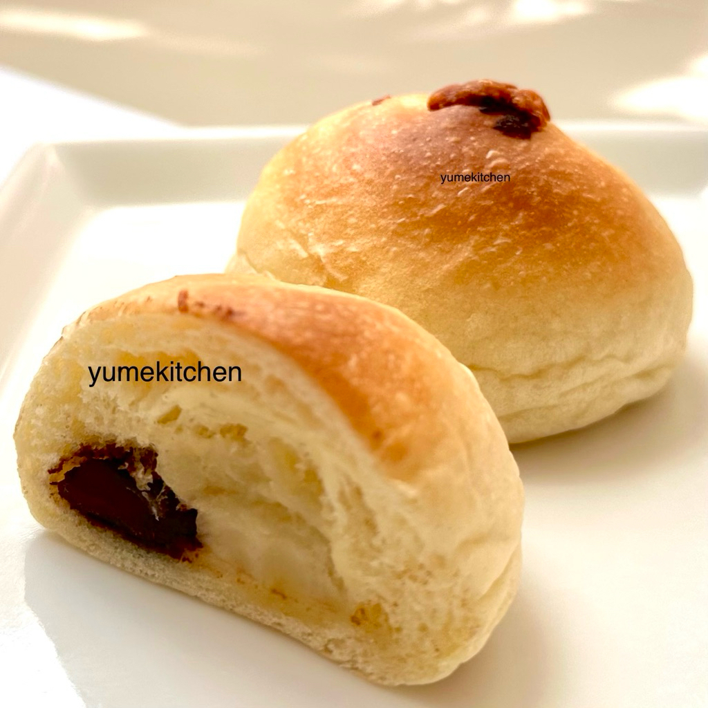 

1 Box (isi 5 pcs) Roti Full Butter isi Pisang, Coklat, Keju Cheddar Alba by Yume Kitchen - Roti Resep Jadoel