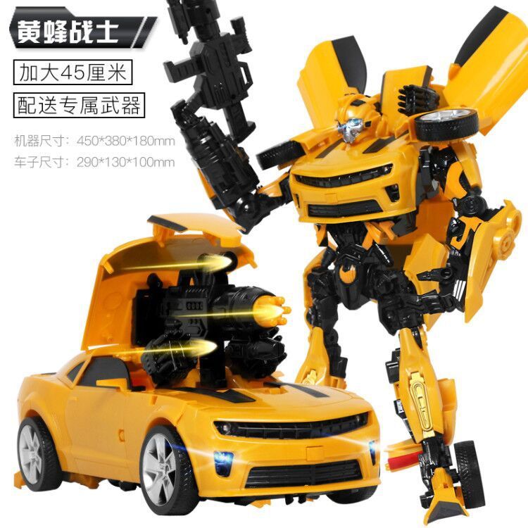Mainan Action Figure Robot Bumblebee Besar - Hadirkan Legenda Deformation Autobot ke Genggamanmu