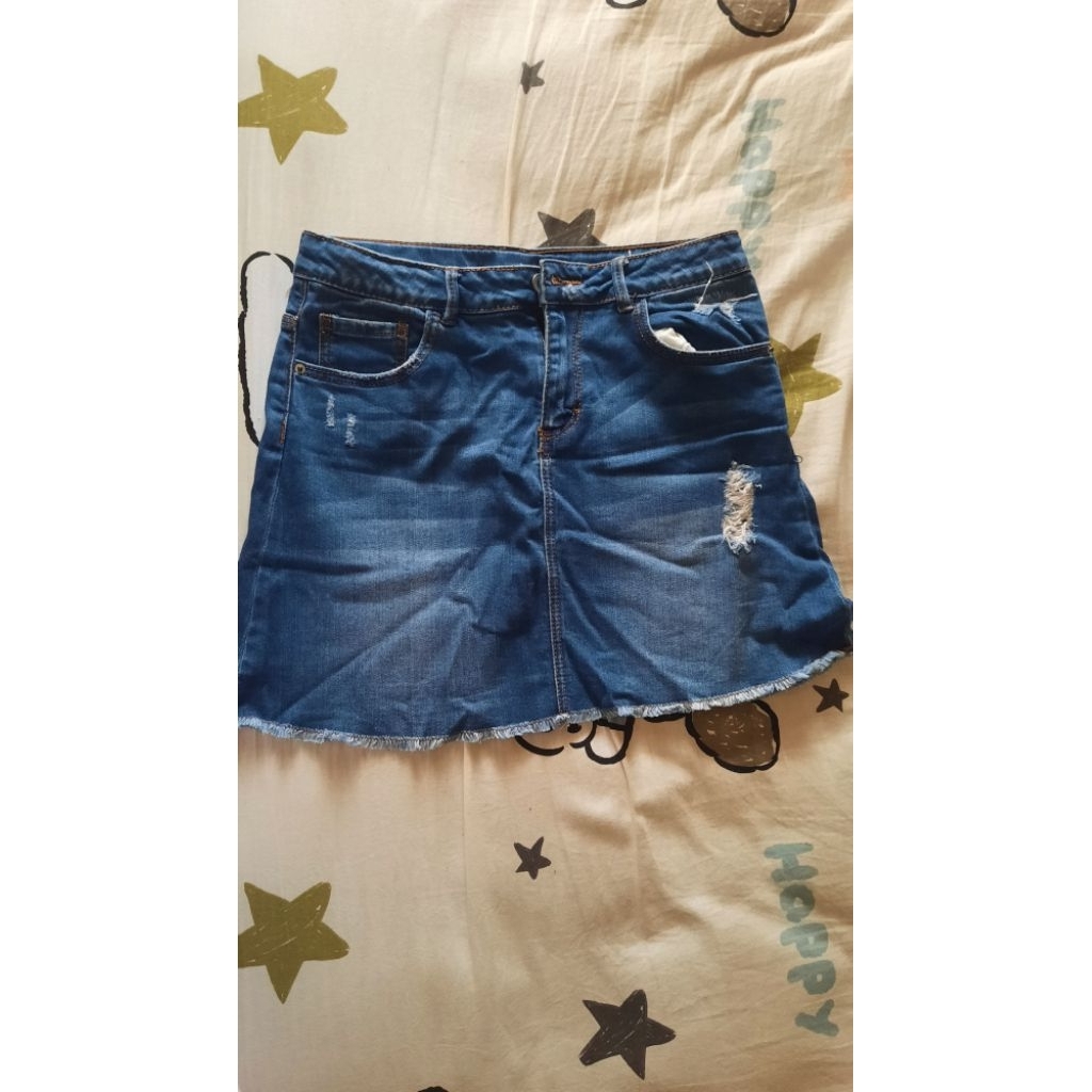 PRELOVED Skirt Jeans Zara