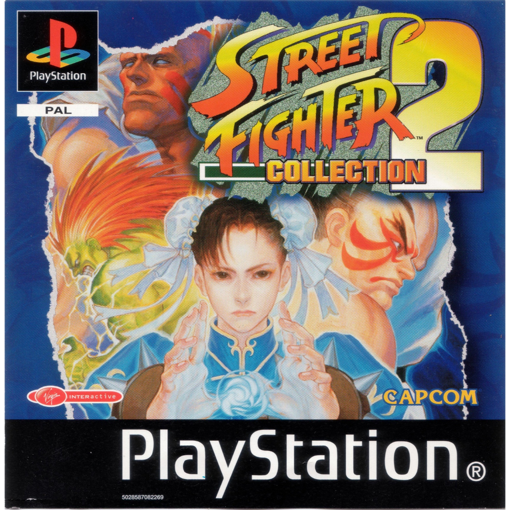 KASET CD GAME PS1: STREET FIGHTER 2 COLLECTION