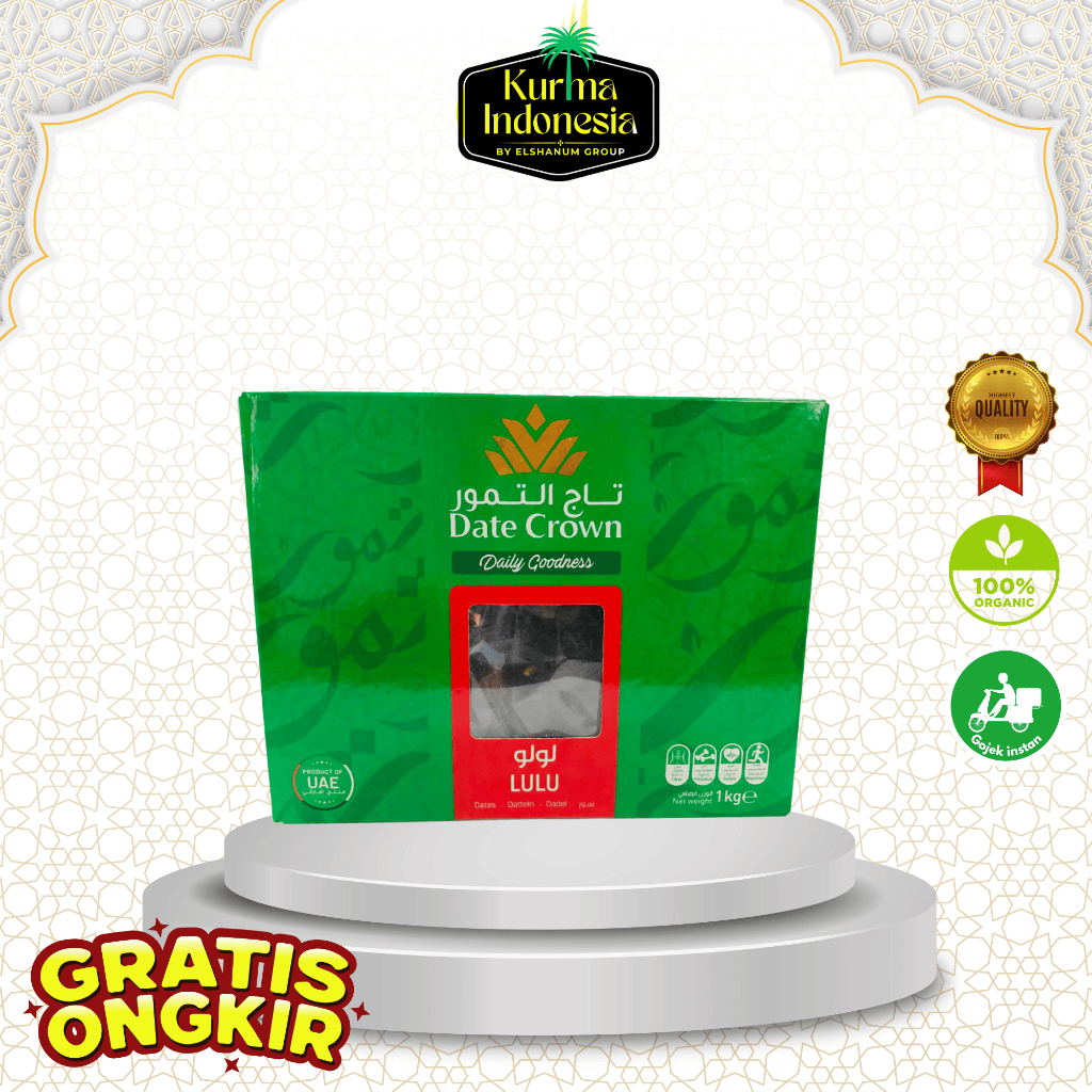 

Kurma Lulu Premium Date Crown 500gr Original UEA - Kurma Elshanum