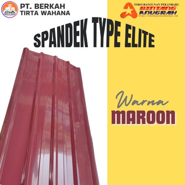 BTW - Atap Spandek Type Elite – Galvalum Premium Gelombang Modern | Anti Karat, Kuat & Elegan | Ukur