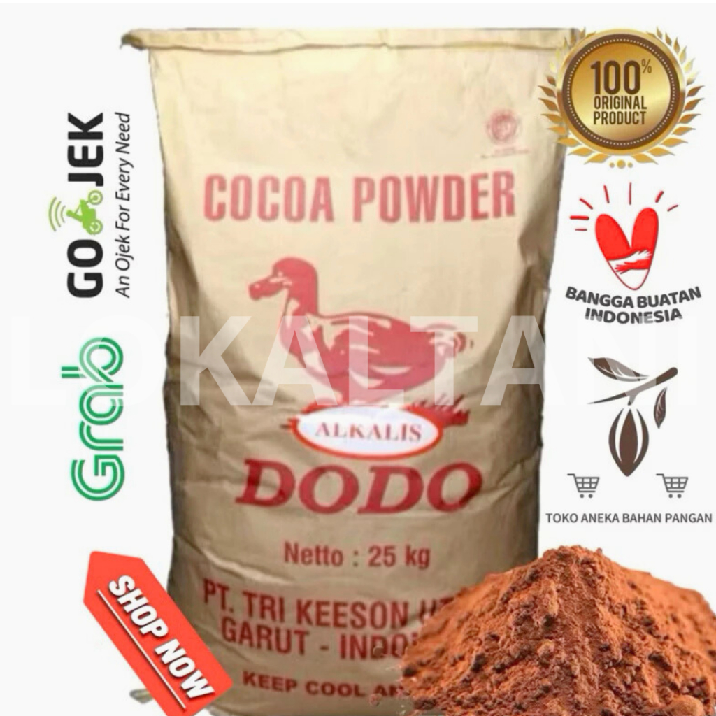 COKLAT BUBUK DODO 25 KG / COCOA POWDER DODO ( Brownies & Drinks )