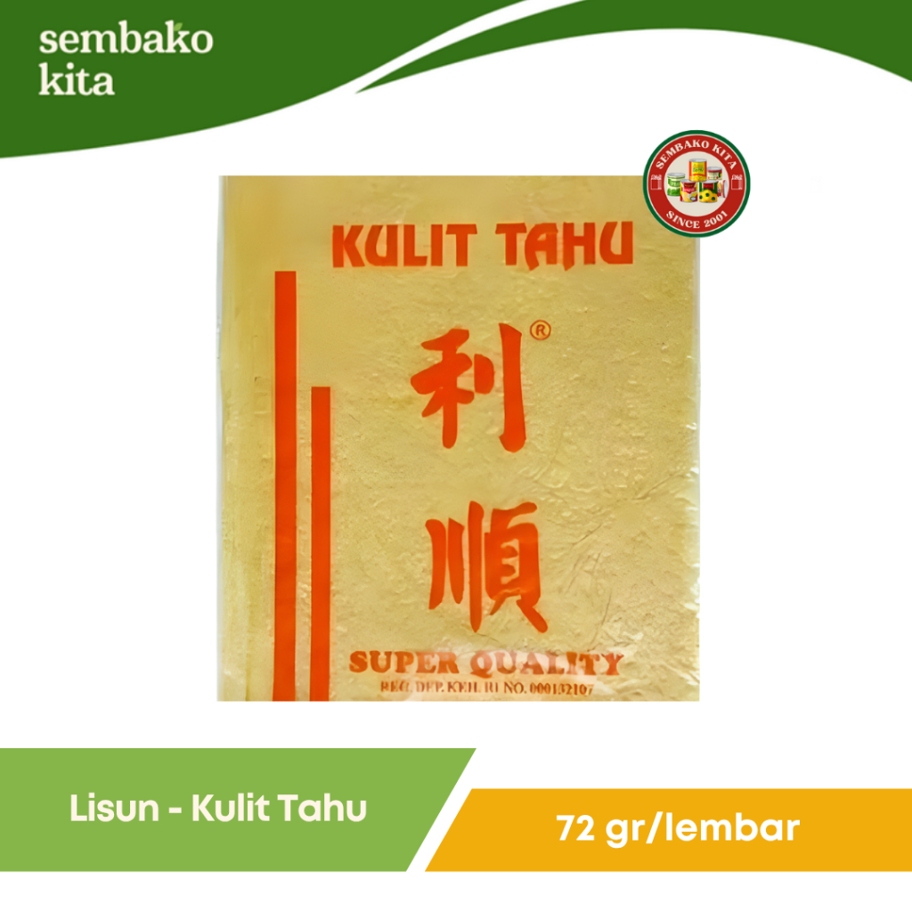 

Kulit Tahu Super Quality Lisun - Kulit Tahu Lembaran untuk Lumpia Hekeng