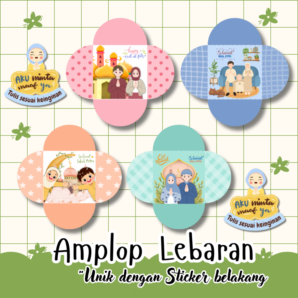 

meliarsdna.craft〡Amplop Lebaran Custom〡Unik Dengan Sticker Penutup