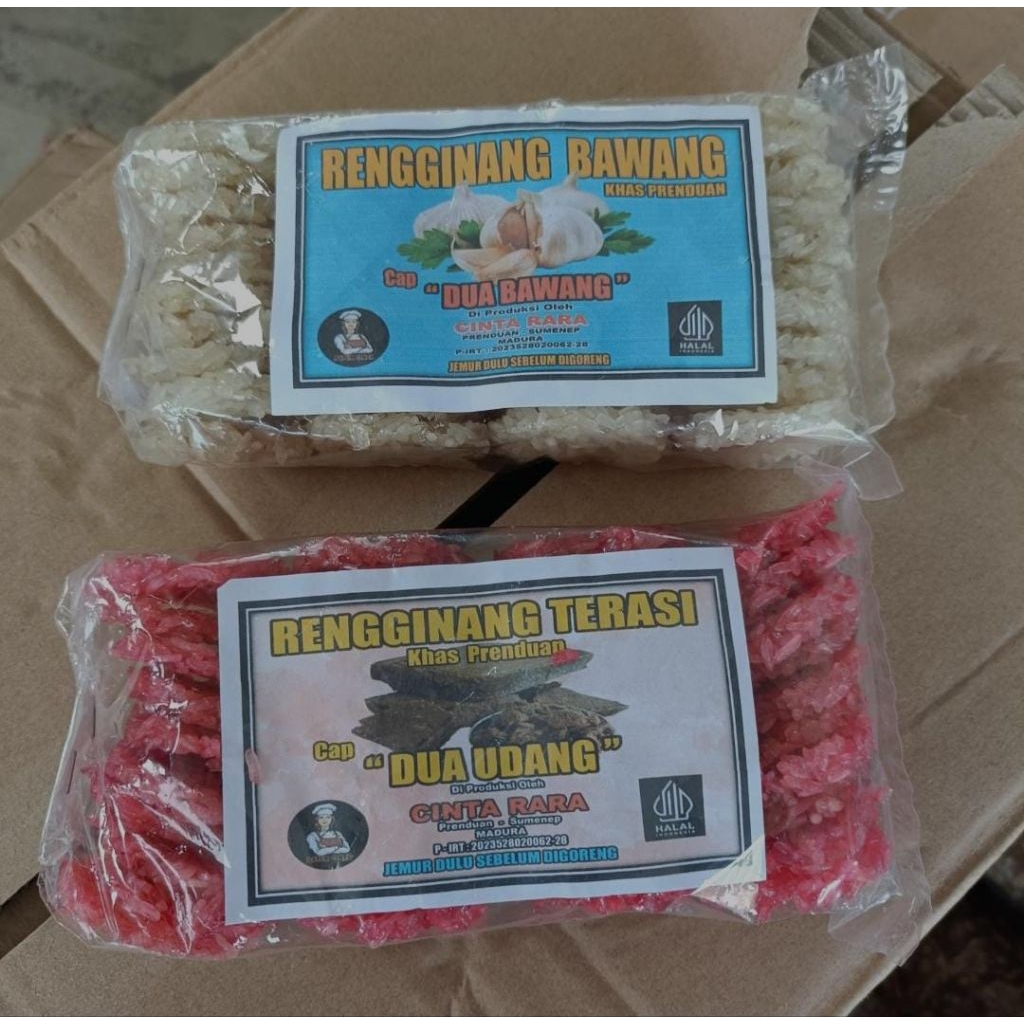 

Rengginang warna super daun bawang