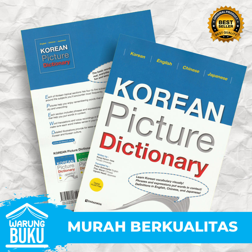 

KOREAN PICTURE DICTIONARY ukuran A4 full color