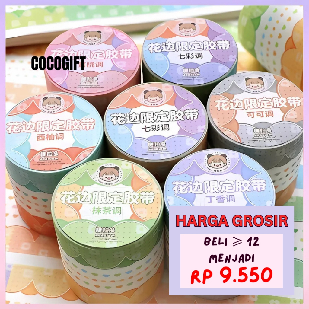 

Washitape Colorfull Washitape Lace Limited Tape Masking tape Decoration TLD82