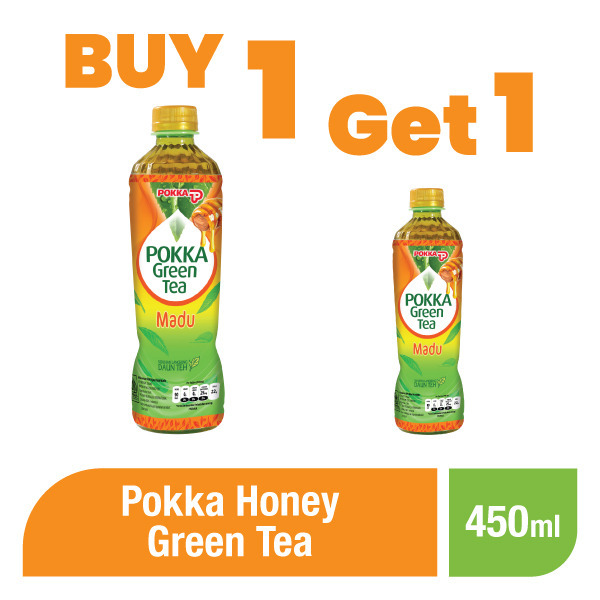 

Buy 1 get 1 - Pokka Honey Green Tea 450 ML