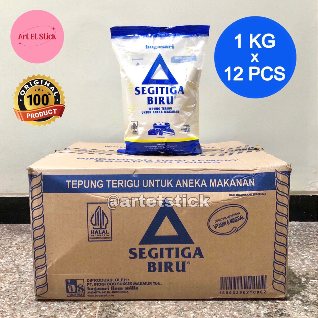 

Tepung Terigu Segitiga Biru 1 Kg (1 Dus Isi 12 Pcs) Ecopack