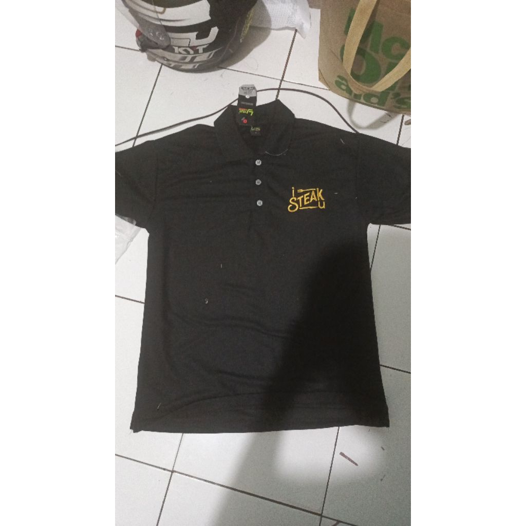 Bordir kaos polo custom