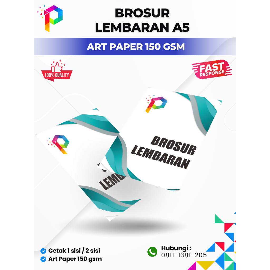 

Cetak Brosur Lembaran Ukuran A5 (21x15)