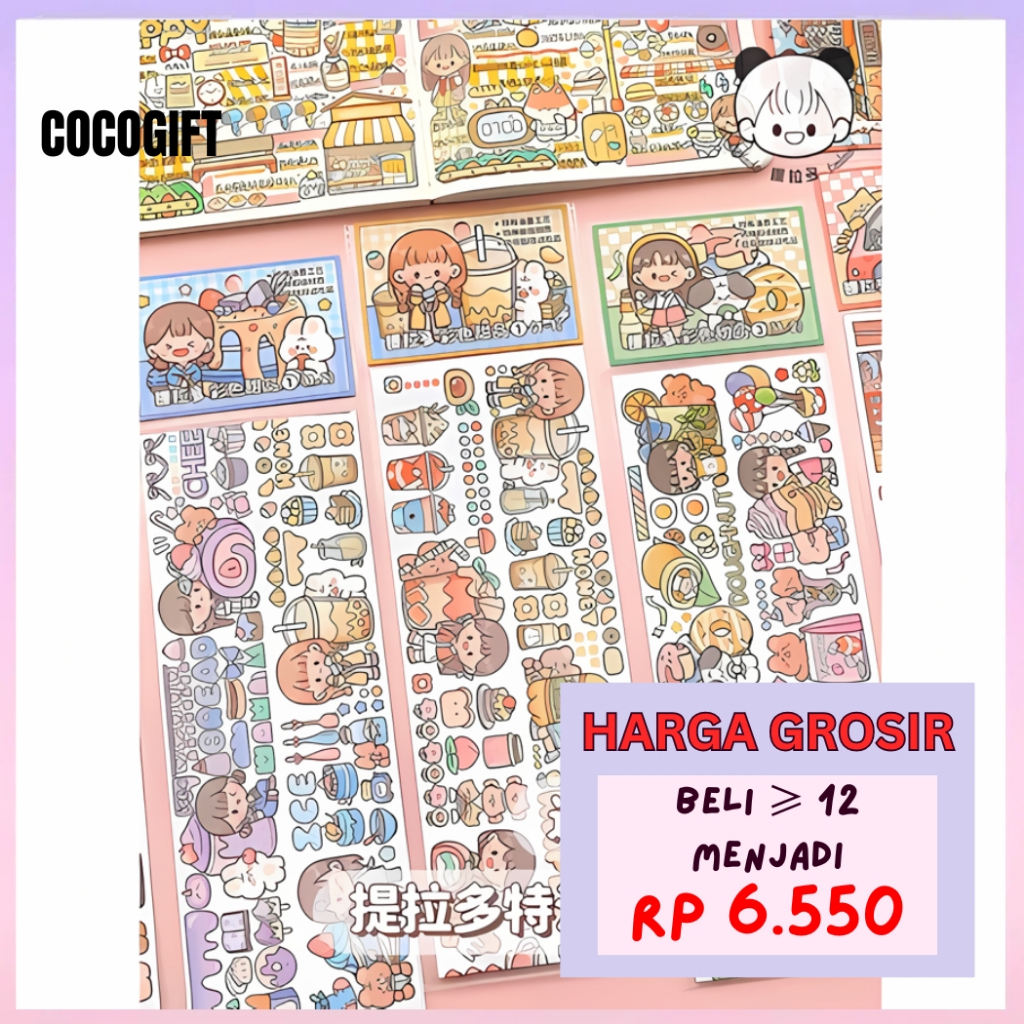 

STICKER AESTHETIC BUKU JURNAL STICKER DIY PANJANG TLD 70