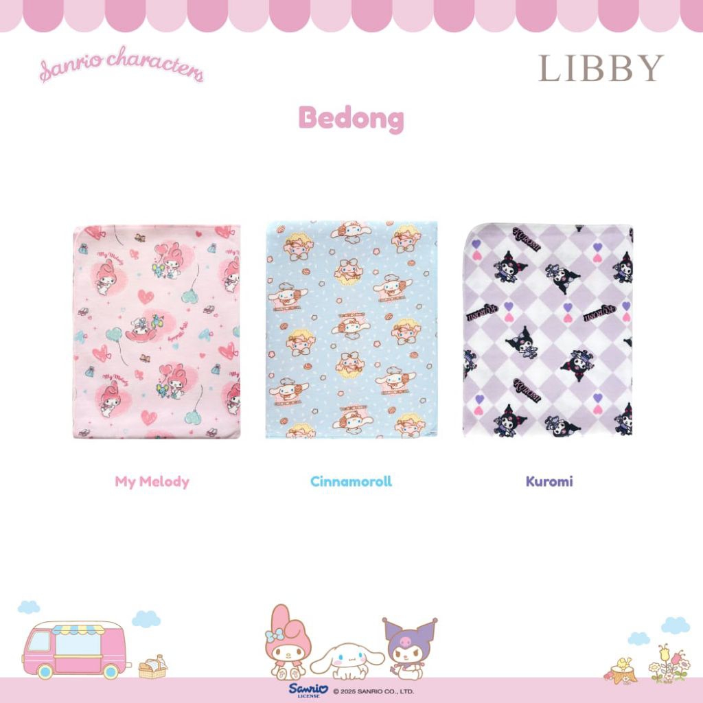 _LIBBY SANRIO Bedong Bayi Premium (1 pcs)