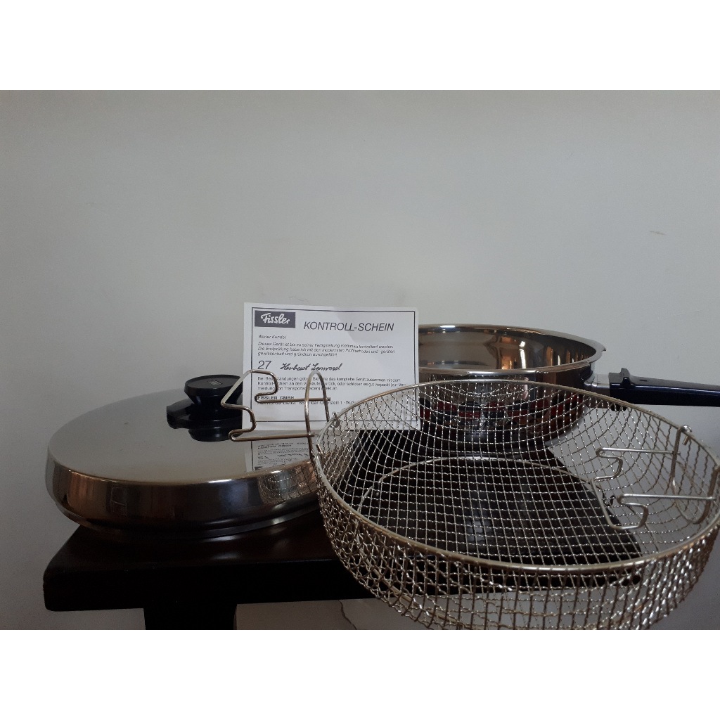 Original Fissler Vitafit 4 Ltr. Full Stainless Steel Skillet