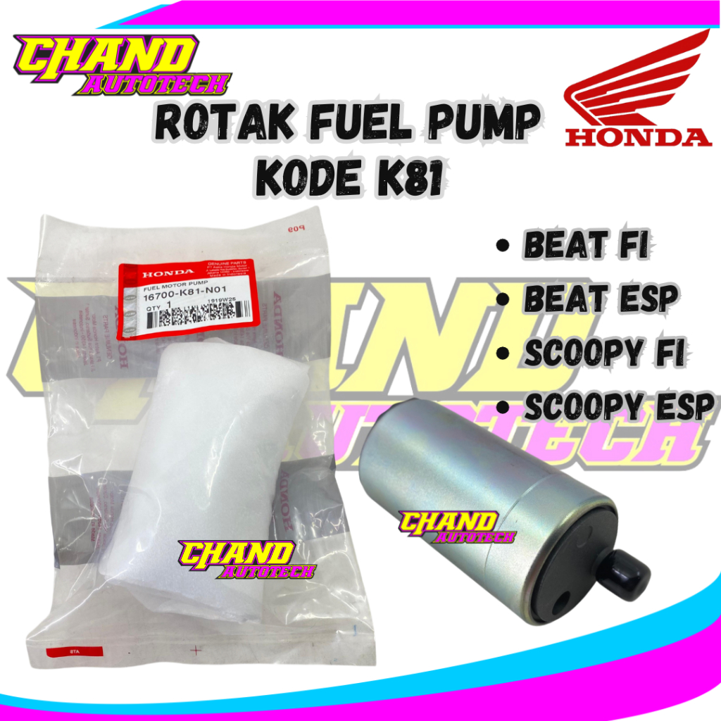OEM Rotak Fuel Pump Beat Fi Esp Scoopy Fi Esp KODE K81
