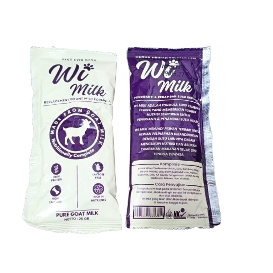 Wi Milk Sachet 20gr Susu Kucing Kitten & Adult