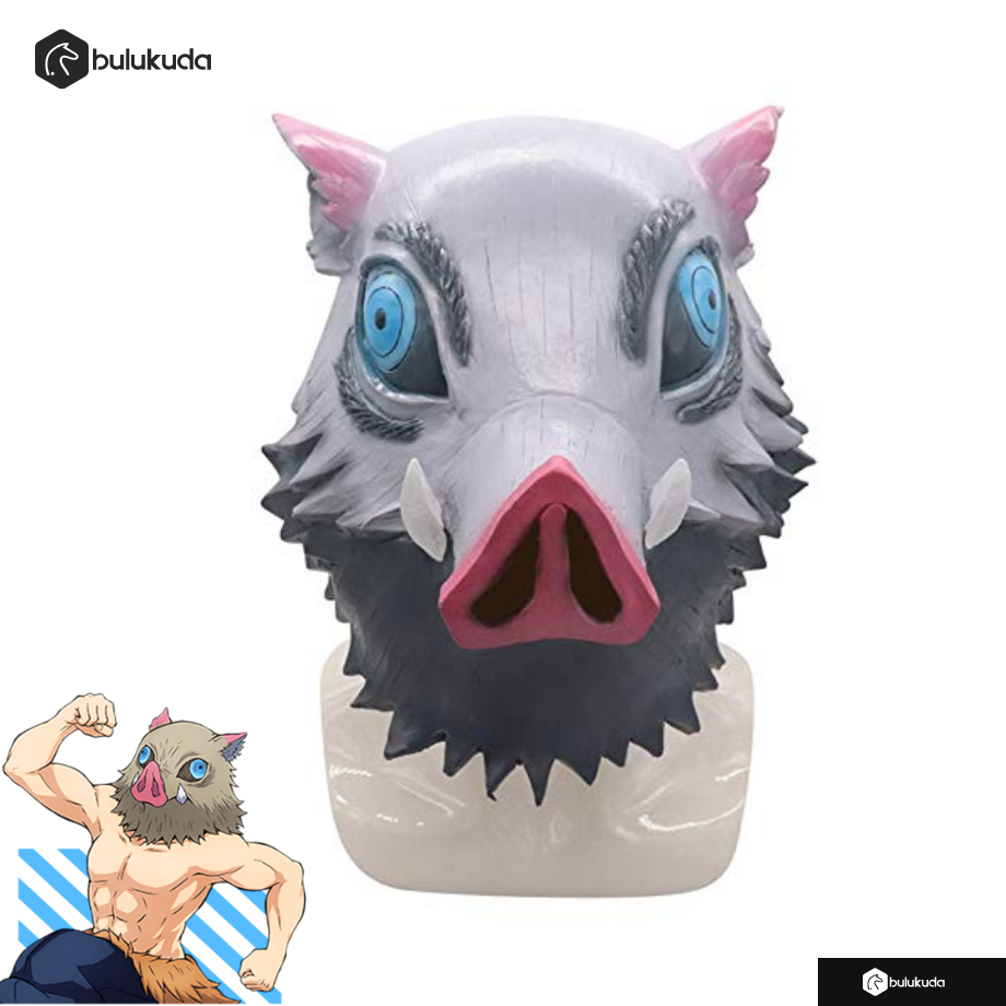 Topeng Inosuke Hashibara Kimetsu No Yaiba Demon Slayer Dewasa